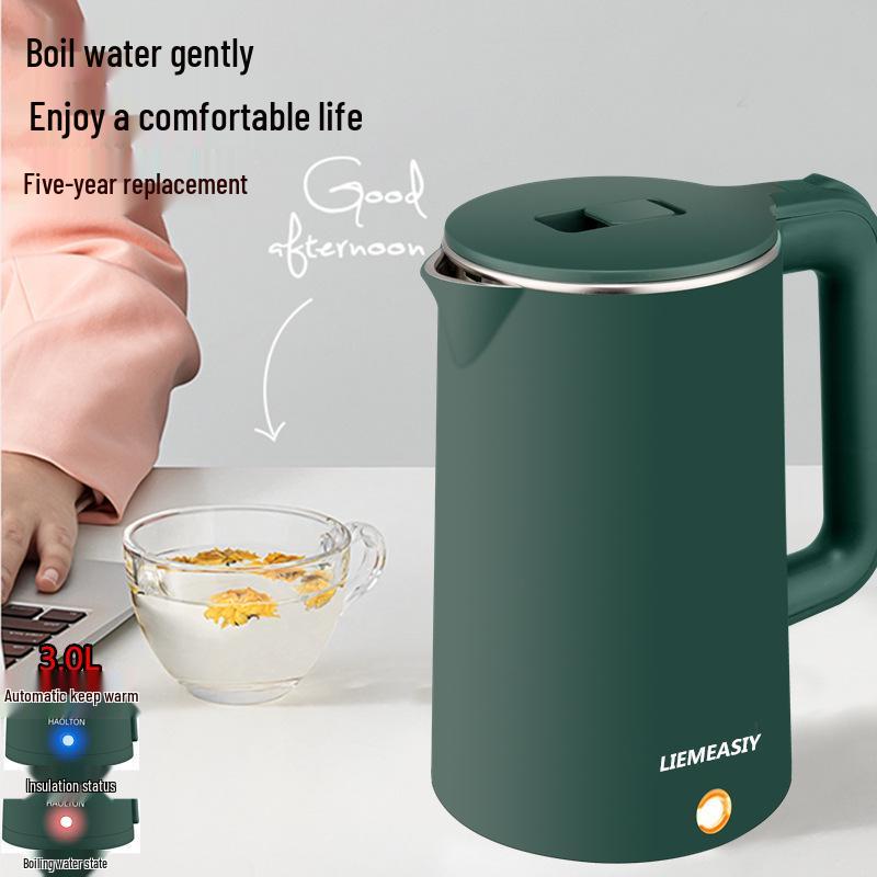 Compact Large-Capacity Electric Kettle with Constant Temperature, Quick Boil, and Keep Warm Features for Dorms and Students