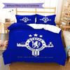 Chelsea F Pattern Bedding,Quilt Set Quilt Cover Pillowcase Home Birthday Gift(1 * Duvet Cover + 2 * Pillowcase, Without Core)