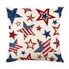 4pcs 4th of July Printed Home Decor Pillow Cover Bedroom Living Room Sofa Decoration Polyester Cushion Cover with Zipper