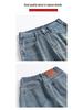Plus Size Summer Thin Straight-Leg Wide Drape Jeans for Pear-Shaped Bodies