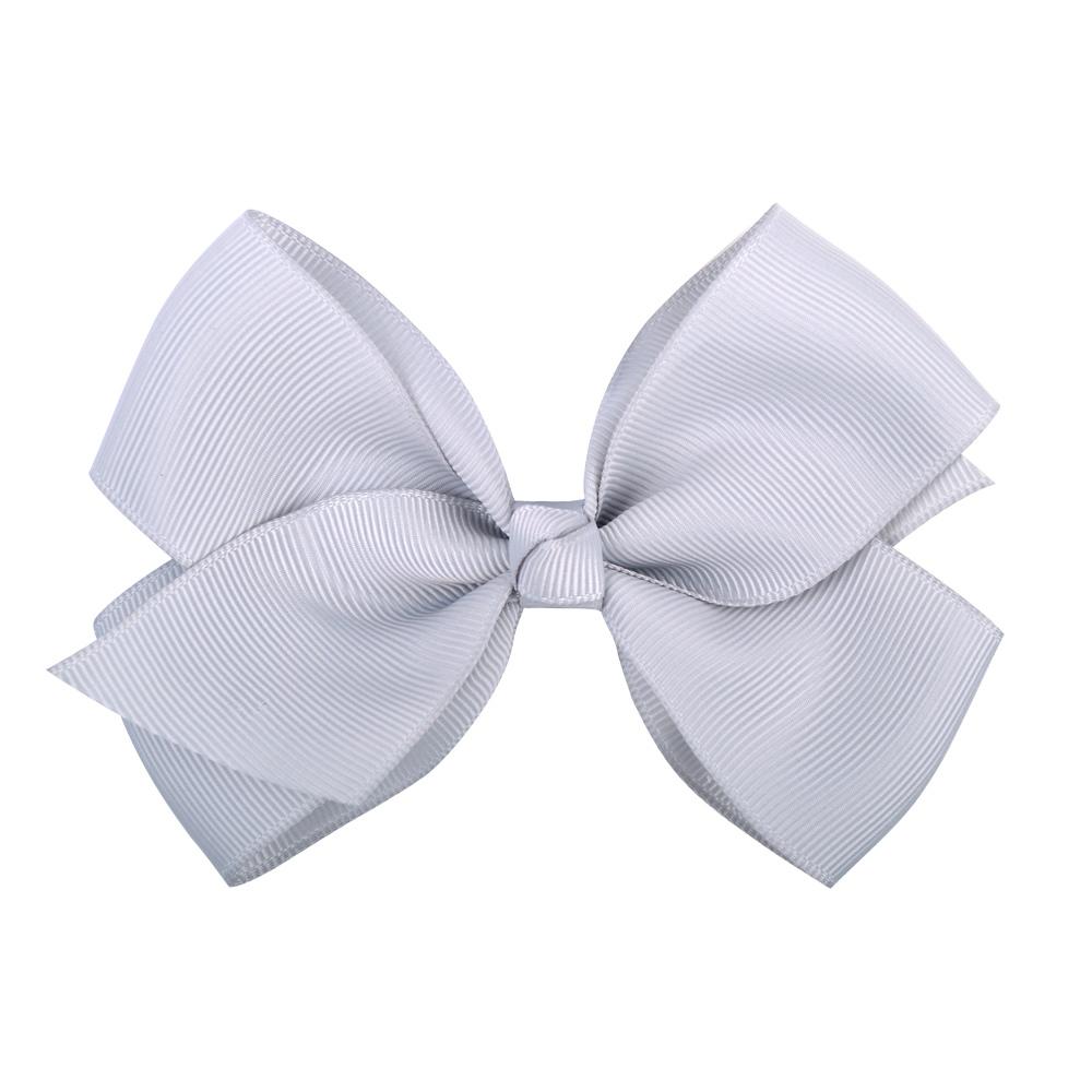 1pcs 4.5 Inches Sweet Candy Color Hair Bows With Clip Kids Girls Boutique Handmade Hair Clip Hairgrips Hair Accessories