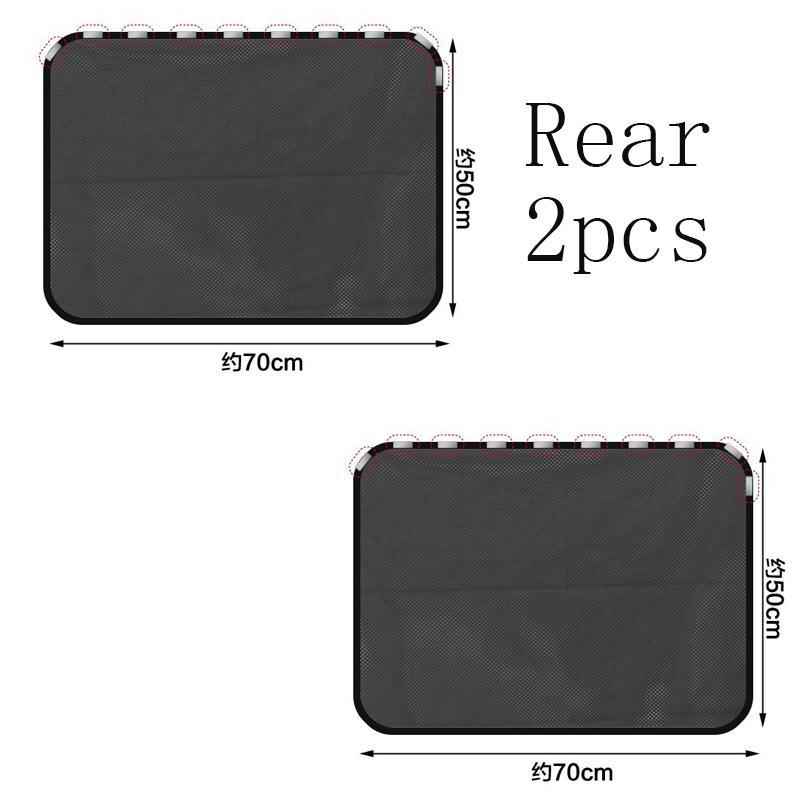 Magnetic Car Sun Shade Anti-UV Front/Rear Window Sunshield Shadow Mesh Glass Shading Car Privacy Shield Auto Interior