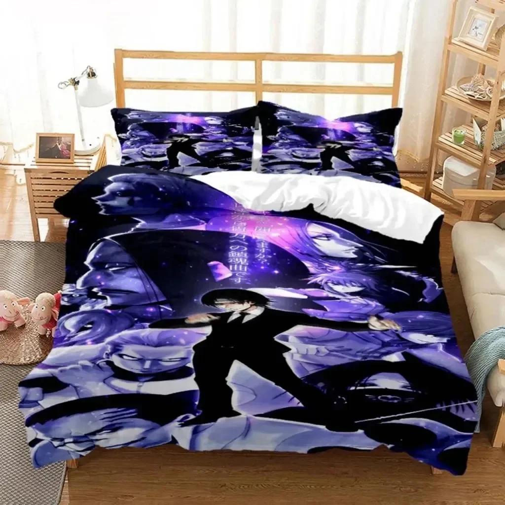 

Comforter Anime Hunter Hunter Bedding Set Printed Bed Set With Bed Soft Single Double Queen Super King Size Comforter (quilt)-EU Single(135*200cm)3pcs