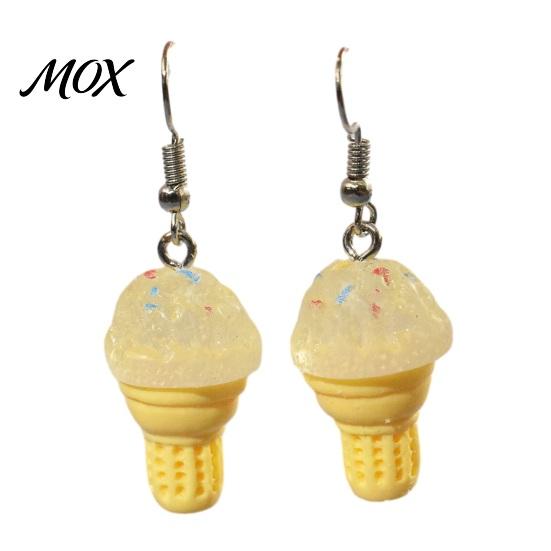 Women Dangle Earrings 1 Pair Cute Ice Cream Earrings, Fun Imitation Food Drop Summer Jewelry Gifts for Girls Party 1 Pair A