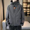 Men's Work Jacket Spring and Autumn Loose New Trend Hooded Jacket Men's Youth Casual Handsome Clothes