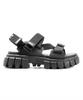 Palladium Revolt Black Platform Sandals 98578-008-M