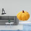 Abstract Thinker Sculpture And Pumpkin Pillow Decorative Figurine for Bedroom Cabinet Bookshelf Sofa