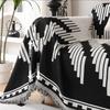1pcs Geometric flowers Patterns Sofa Covers Simple Anti Cat Scratching Couch Towel  Living Room Armchair Mat Home Decoration