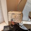 Rhombus Chain Versatile Shoulder Box Bag Women's 2025 Summer New High-end Messenger Bag