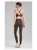 Summer Women's Yoga Set: Water Drop Back Tank & Anti-Roll-Up Pants