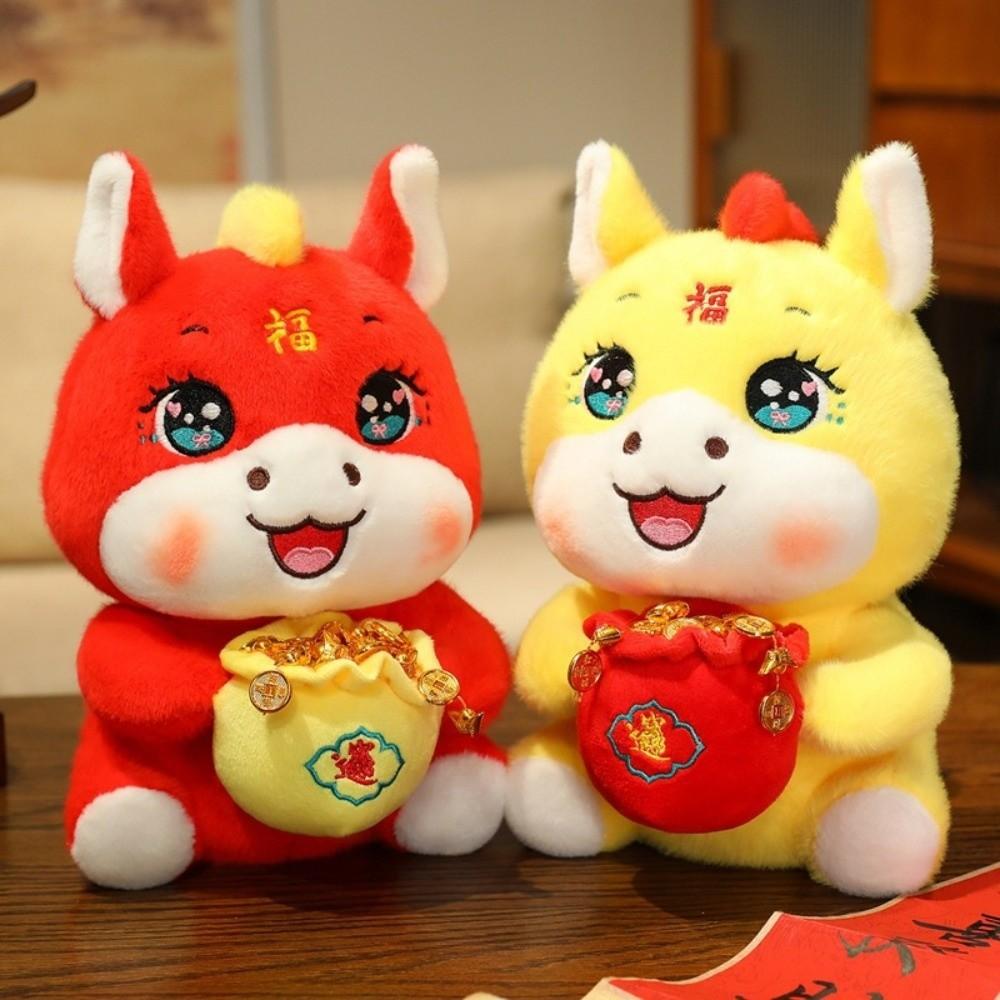 Cute 2026 Horse Plush Doll Good Luck Zodiac Pony Figurine Adorable Stuffed Horse Toy Year of Horse