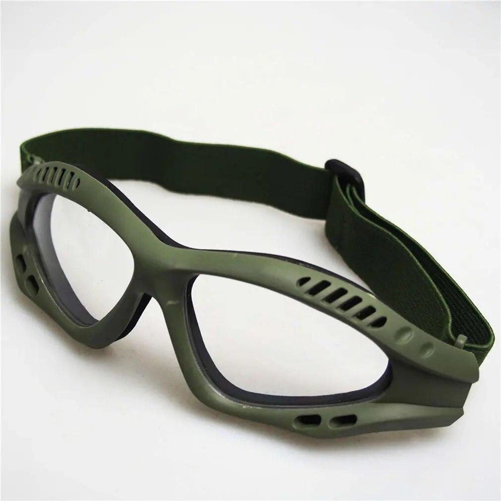 NEW Motorcycle Goggles Cycling Glasses Elastic CS Tactical Safety Goggles Windproof Anti-Dust Outdoor Sports Goggles