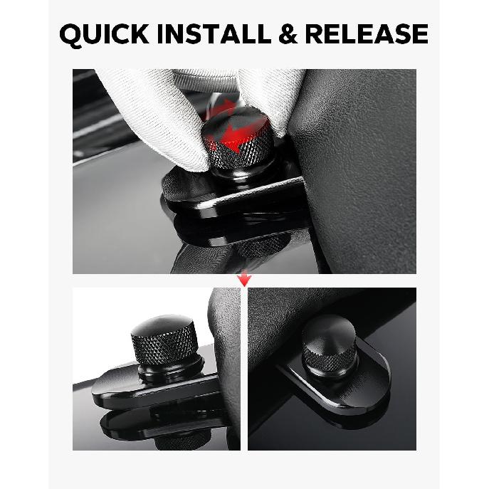 Amazicha Seat Bolt Tab Screw Mount Knob Cover Fit For Harley Davidson Fender 1997-2024
