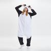 Women Flannel Cartoon Animal One-Piece Pajamas  Keep Warm Pajamas