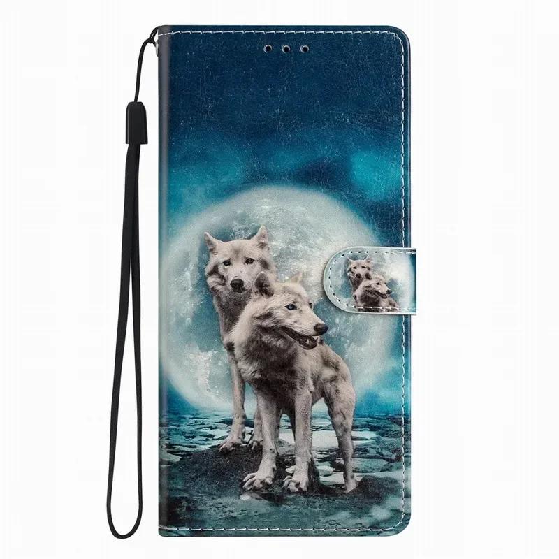 Cute Rose Flower Painted Case for Samsung Galaxy A22 A21S A15 A16 A17 A20 A20E A23 A24 A25 A26 A30 A30S A32 5G Cash Wallet Coque