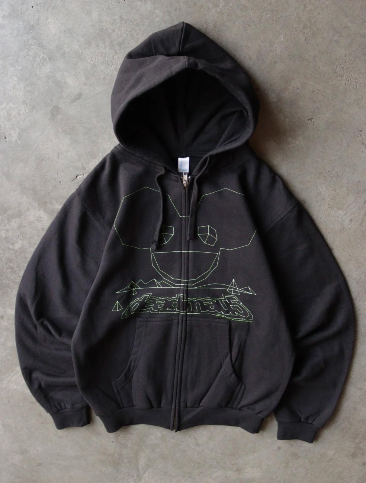 

2000S DEADMAU5 HOODED Full Zip All Size S to 3XL Unisex T-Shirt L