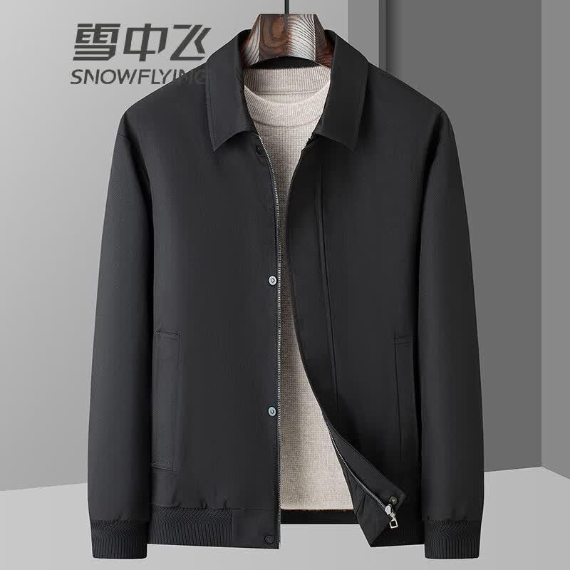 SNOWFLYING Men s Lightweight Business Down Jacket L