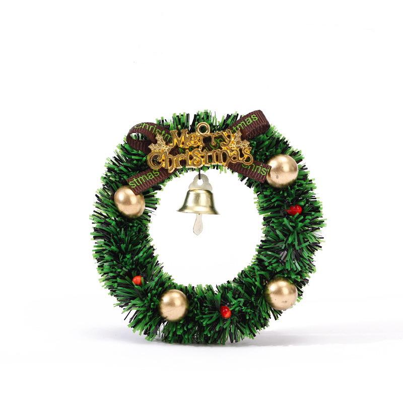 Christmas Decoration Magnetic Wreath Simulation Christmas Wreath Mini Magnetic Refrigerator Magnet Christmas Wreath Decoration
