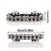 Metal Fidget Chain Toy Stress Relief Compact Bike Chain Fidget Toy for Kids Adults
