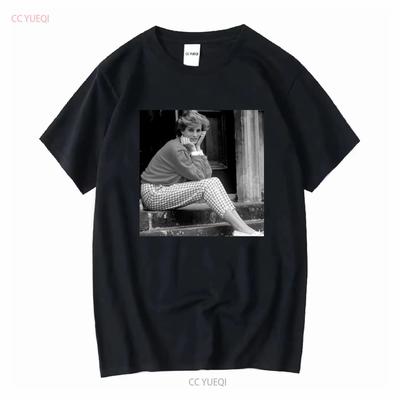 Princess Diana Vintage T Shirt Of Wales All Sizes Vintage Washed Fashion Graphic Comfortable Homme Streetwear Casual Versatile