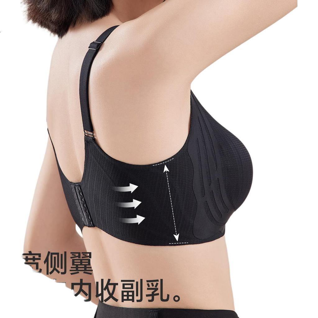 GRACEWELL Bra, Summer Thin Style, Push-Up for Small Breasts, Lift And Gather Side Boob, Anti-Sagging, Non-Empty Cup, QS