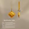Genuine Leather Biscuit Shaped Aromatherapy Sachet Long Lasting Fragrance Car Home Scented Bag Pendant Decoration