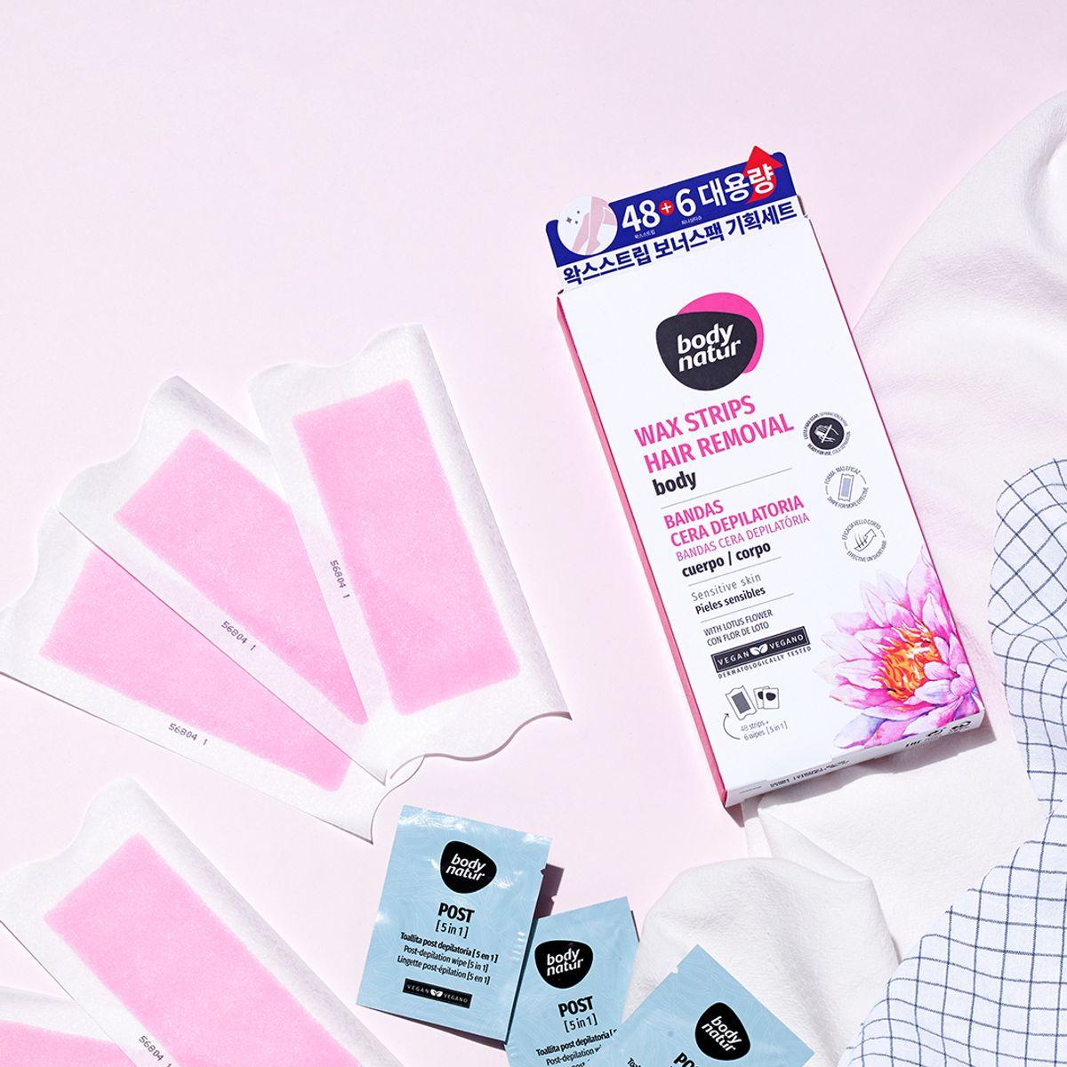 Wax Strips Body Lotus Flower Bonus Pack x 3
