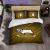 Derby County Bettwäsche-Set 3-teilig Bettbezug Dekorative Bettwäsche für Jugendzimmer Heimdekoration