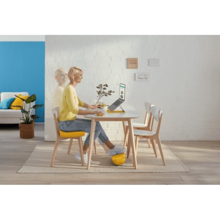 Repose pieds ergonomique - Gris - Leitz Ergo