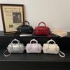 2026 New Fashion Simple PU Material Boston Shoulder Bag Versatile Minority Design Sense Commuter Crossbody Bags for Women