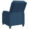 Massage Recliner Blue Fabric