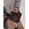 Casual Commuter Bucket Bag Autumn and Winter New Retro Messenger Bag Retro Large-capacity Portable Shoulder Bag Women