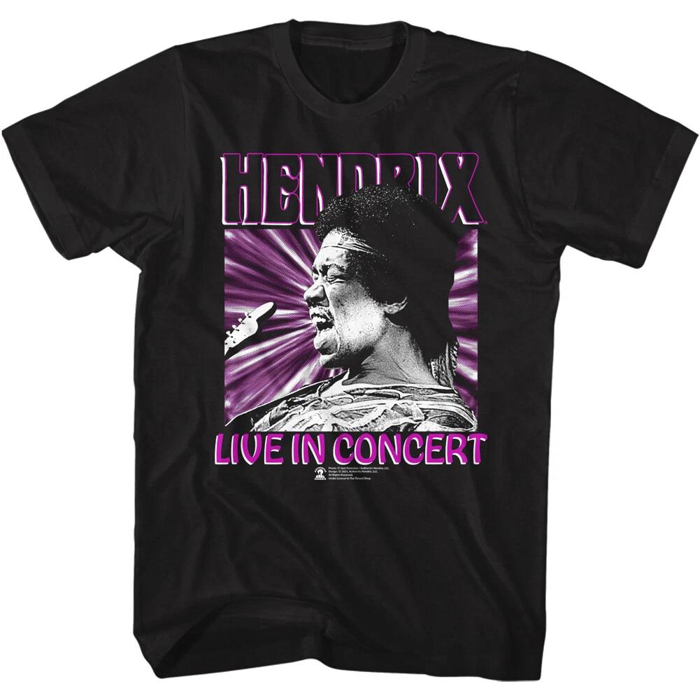 Jimi Hendrix Experience Purple Haze Live In Concert Men s T Shirt Rock Music 2XL