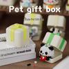 LEGO-Compatible Cute Bear, Panda, Tiger & Rabbit Cartoon Figure Building Blocks - Kids' Toy Gift Box