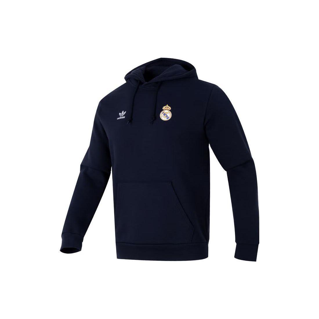 adidas Originals x Real Madrid Men s Hooded Sweatshirt Navy Men IL1025 S