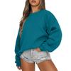 Sweatshirts For Women Oversized Crewneck Fleece Pullover Long Sleeve Tops Comfy Fall Winter Fashion Outfits