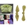 Chinese Pipa Buckle Frog Buttons Sewing on Buttons Fasteners for Traditional Cheongsam Scarf Cardigan Costume Garments
