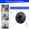RV Table Base Mount Accessories Quick and Easy Installation Multifunctional Replacement