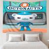 Octonauts Print Tapestry, Backdrop, Easy Setup, Ideal for Bedroom, Office & Living Room, with Aesthetic Wall Hanging Decor.
