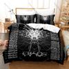 Cool Graphic Ken Carson Playboi Carti Opium Label Rage Rap Bedding Set Duvet Cover With 2 Pillowcases Teen Eboy Goth Bedroom Dec