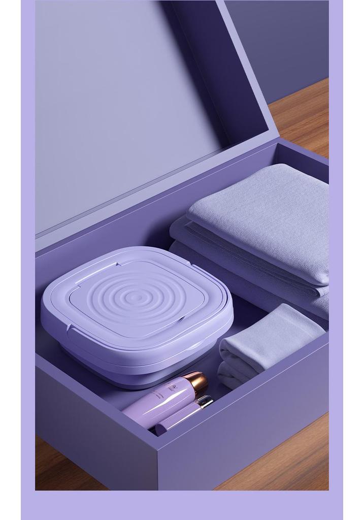 Compact Portable Mini Washer for Dorms & Rentals - Ideal for Underwear, Socks, & Towels with Sterilization Feature