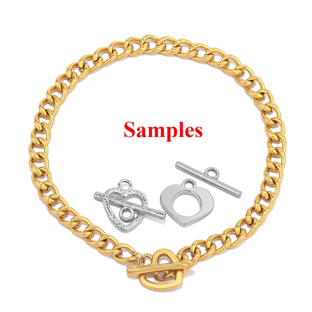 4 Sets Stainless Steel Gold Toggle OT Clasps for DIY Jewelry Making Necklaces Connectors Fasteners Bracelets Hooks Supplies