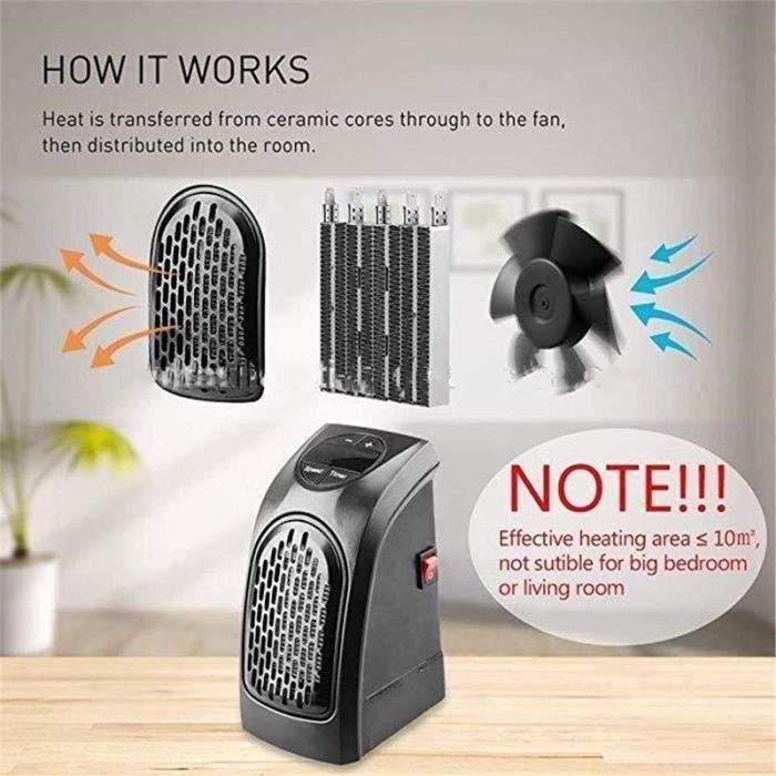 Chauffage - AUTREMENT - Fast Heater - Portable - 400 Watts - Céramique - Basse consommation