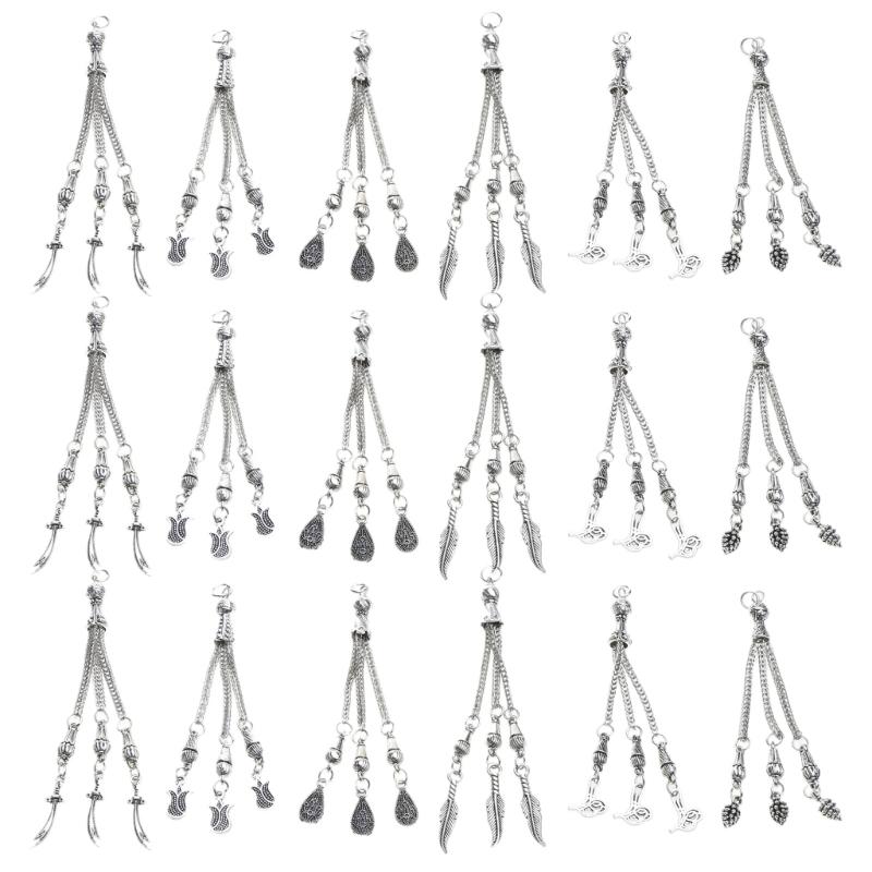 

Набор из 18 подвесок для DIY, винтажный стиль, из бисера, материалы для рукоделия, идеально подходит для изготовления украшений из бисера в ближневосточном стиле. 1