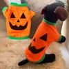 Novo Halloween Animais de Estimação Gatos Cães Fantasia Abóbora Natal Filhote Gatinhos Roupas Algodão Primavera Outono Suéteres Ternos Produtos para Animais de Estimação