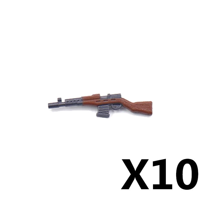Military Soldier Figures Weapon Building Blocks Accessory Machine Guns Gatling Moxin Nagan Rocket Launcher Shield Toys Gift D124