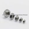304 Stainless Steel Hex Nut M1-M8 Screw Cap