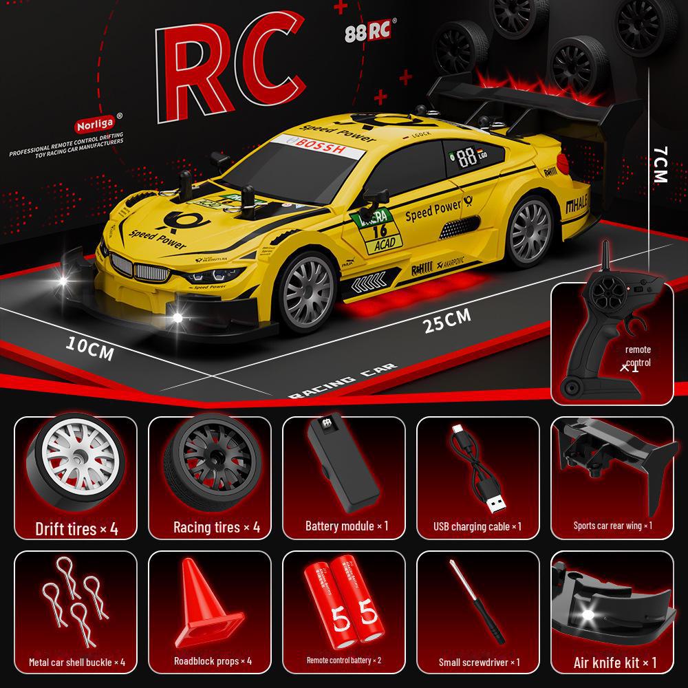 AE86 1:24 High-Speed Drift RC Car - Four-Wheel Drive Model Toy for Kids