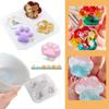 YINKE Cat Paw Silicone Molds and Resin Set for DIY Soft Molds for Cat DIY Handmade UV Cute Cat Paw Molds Perfect for Handmade and Bag Charms Molds,