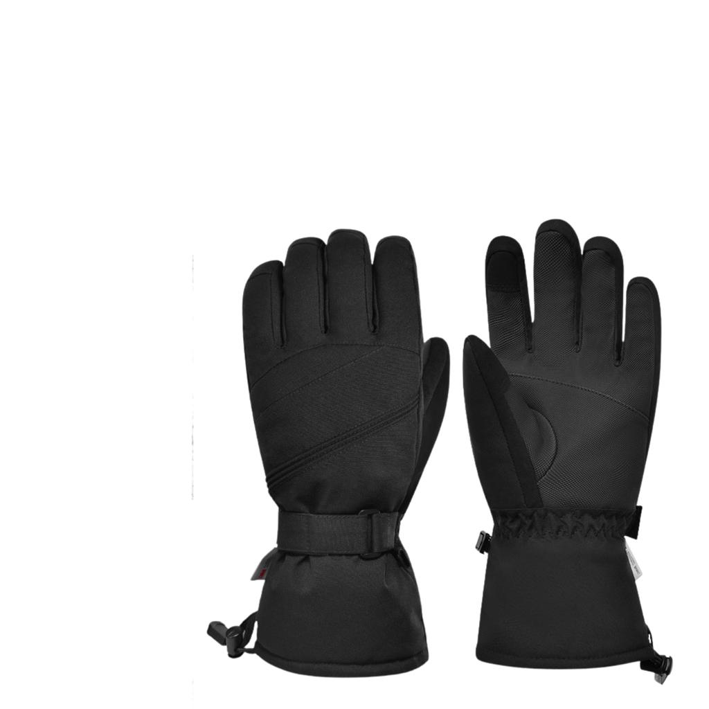 Ski Gloves for Men Women Outdoor Sports Water-Repellent Windproof Thickened Sherpa Cotton Winter Gloves Full Weight Lifting